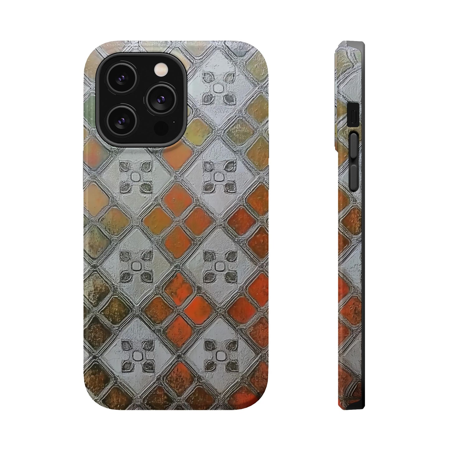 Magnetic Tough Cases for iPhone - VINTAGE MOTIF NUMBER SEVEN