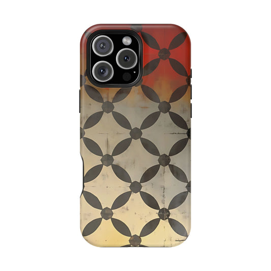 Magnetic Tough Cases for iPhone - VINTAGE MOTIF NUMBER THIRTYTWO