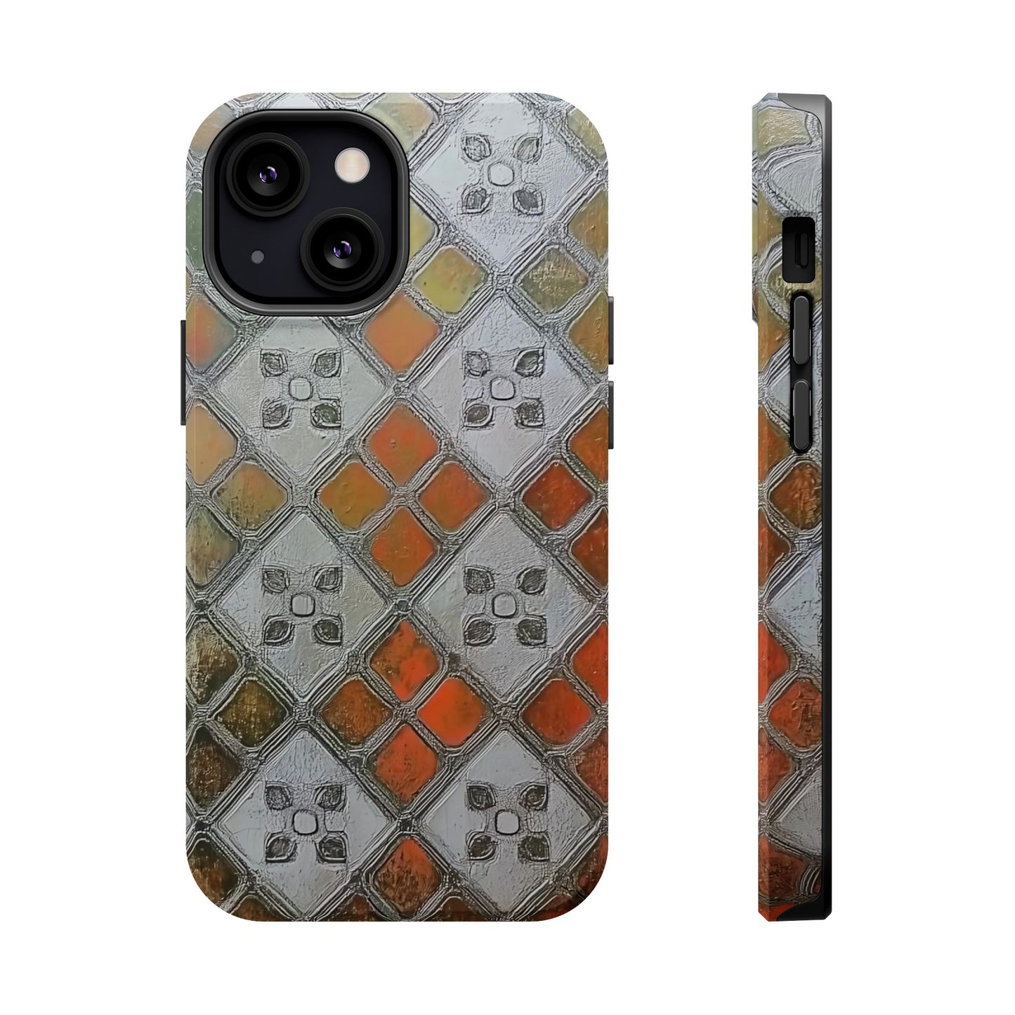 Magnetic Tough Cases for iPhone - VINTAGE MOTIF NUMBER SEVEN