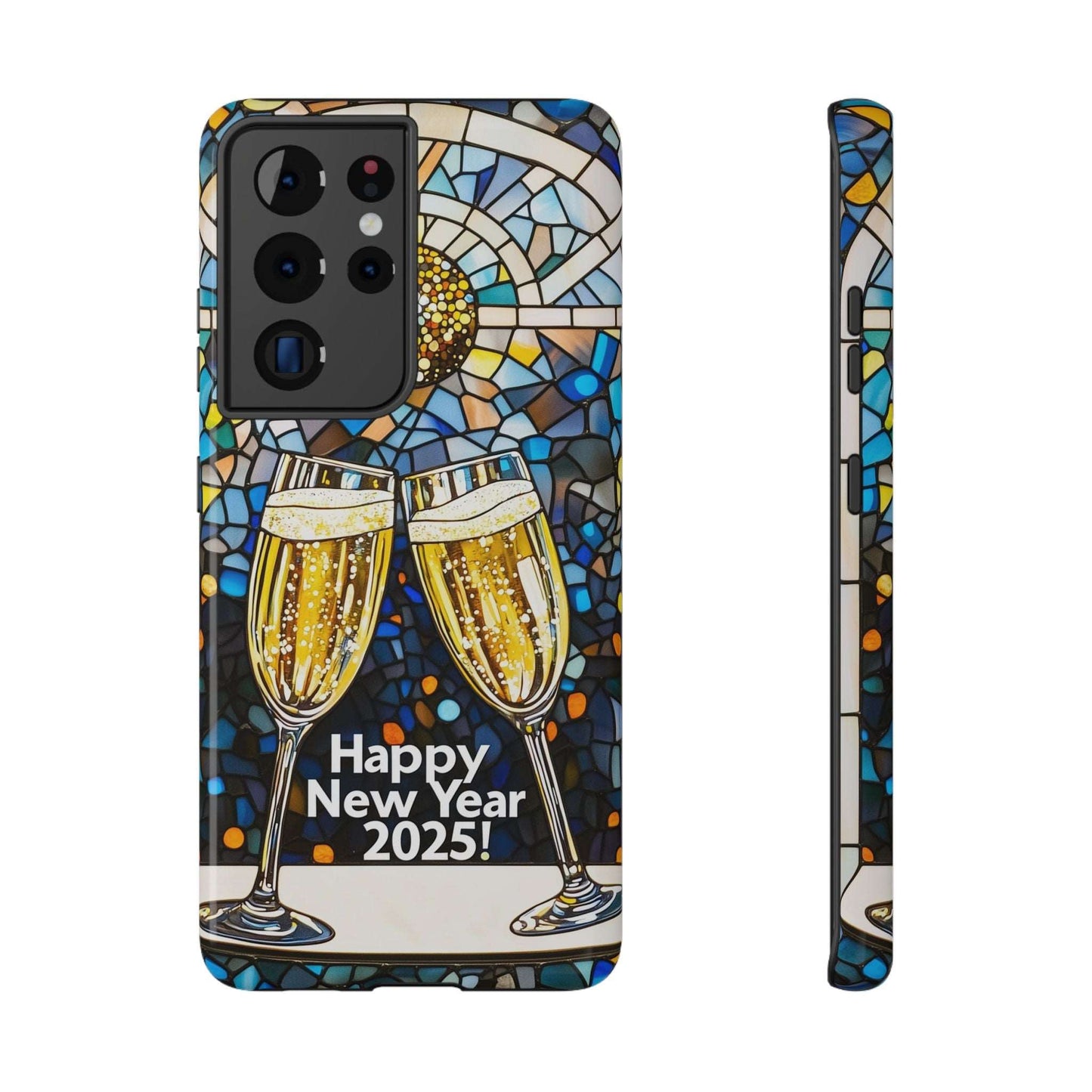 Impact-Resistant Tough Cases for iPhone - VINTAGE NEW YEARS MOTIF NUMBER ONEHUNDRED