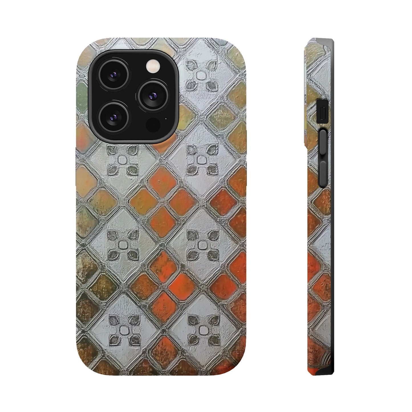 Magnetic Tough Cases for iPhone - VINTAGE MOTIF NUMBER SEVEN