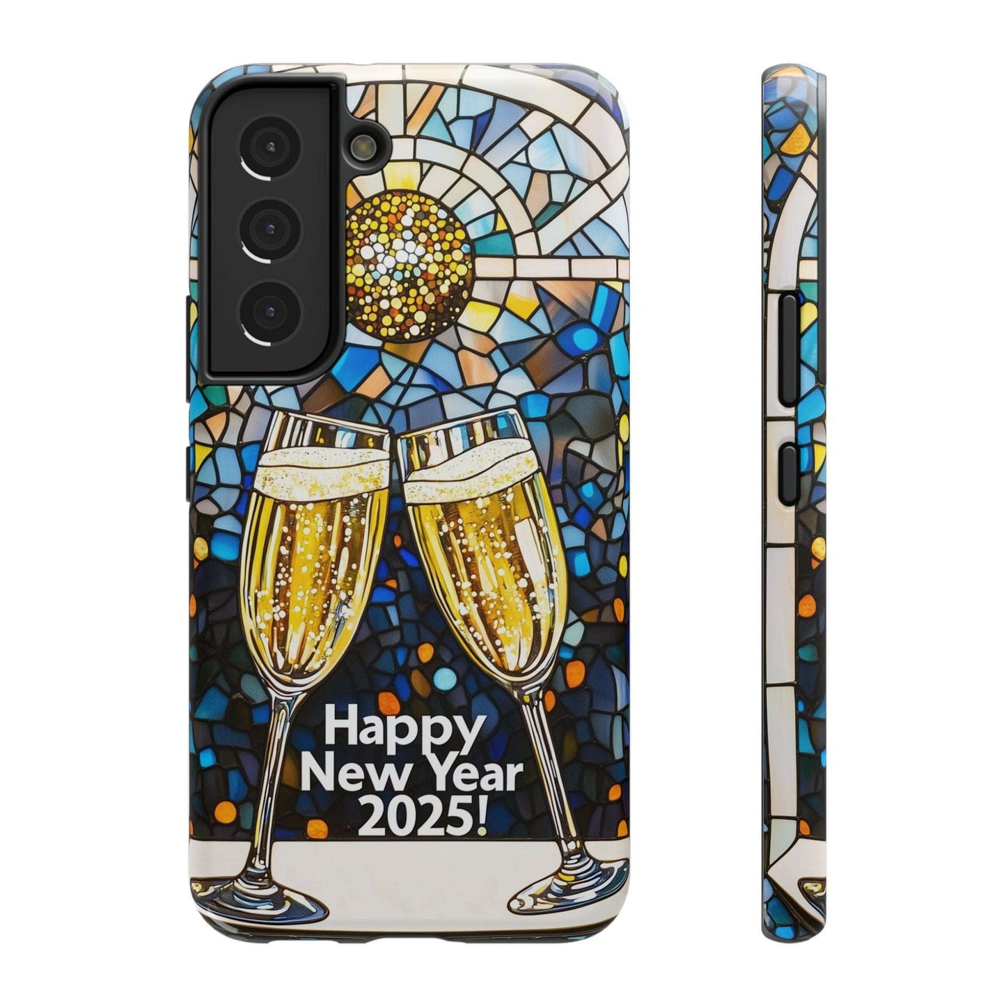 Impact-Resistant Tough Cases for iPhone - VINTAGE NEW YEARS MOTIF NUMBER ONEHUNDRED