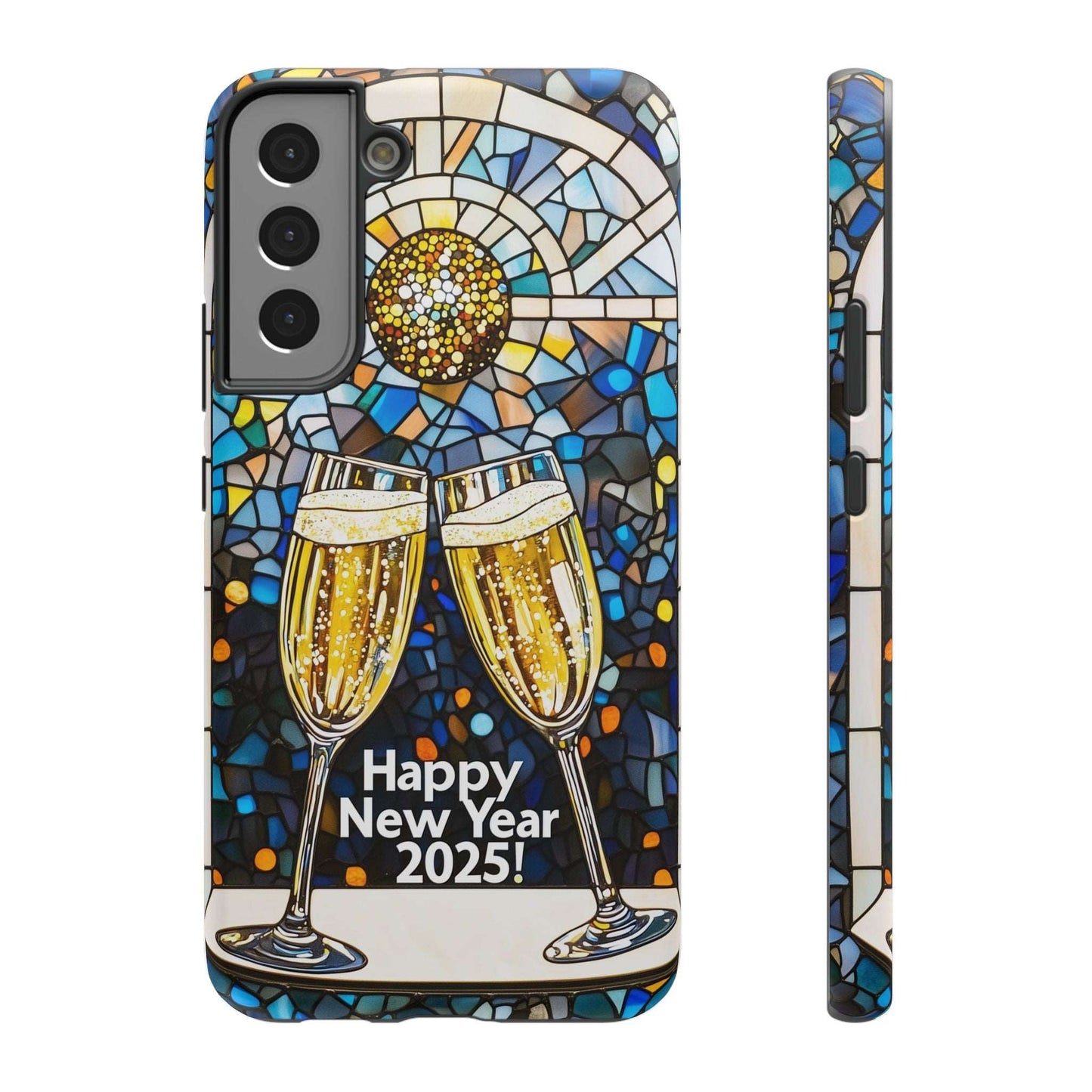 Impact-Resistant Tough Cases for iPhone - VINTAGE NEW YEARS MOTIF NUMBER ONEHUNDRED