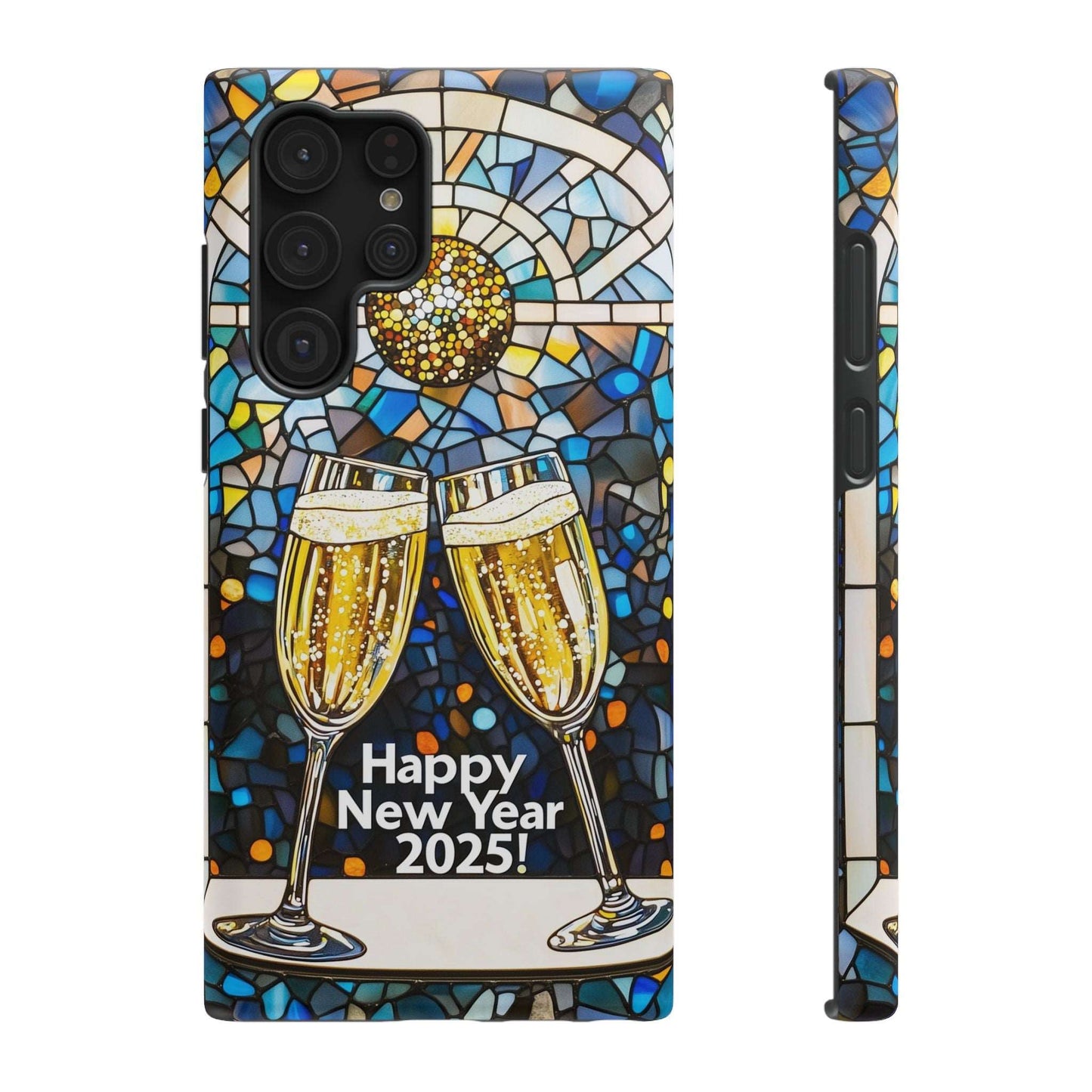 Impact-Resistant Tough Cases for iPhone - VINTAGE NEW YEARS MOTIF NUMBER ONEHUNDRED