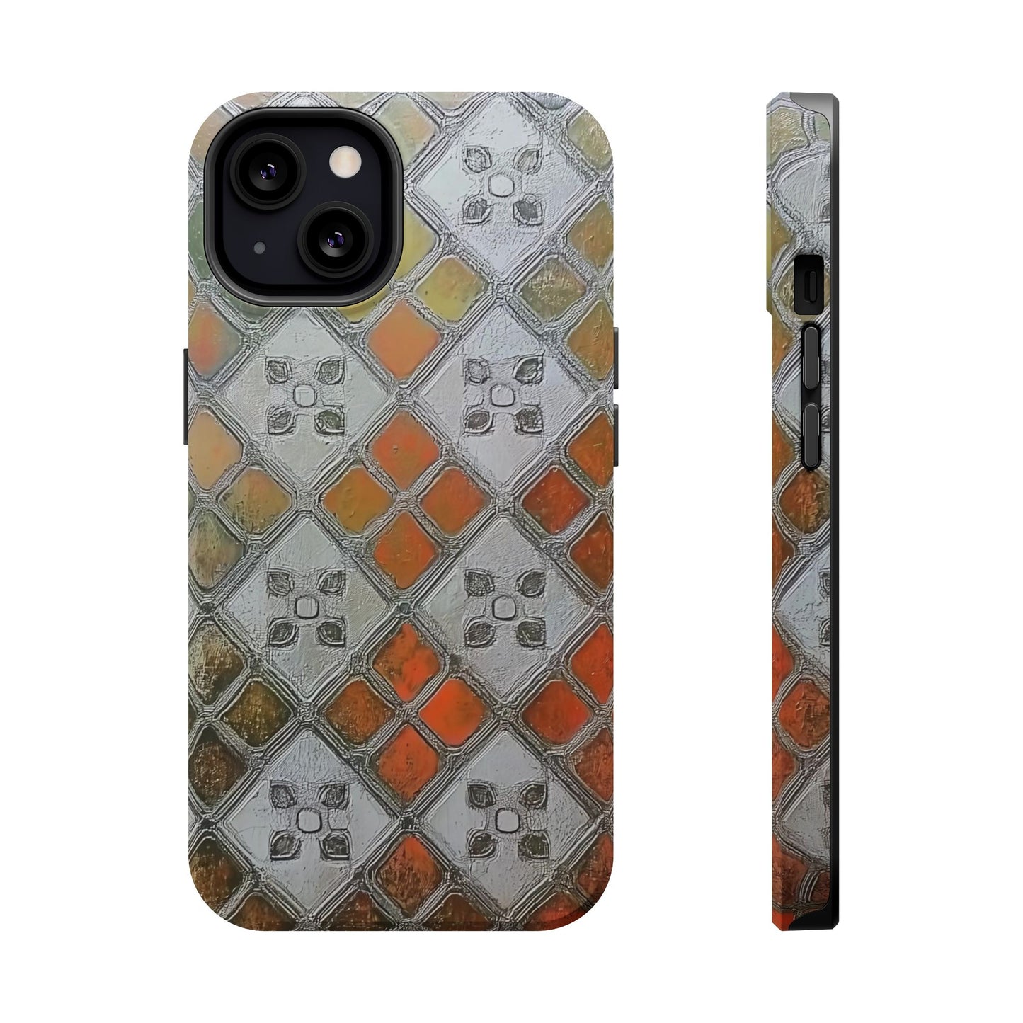 Magnetic Tough Cases for iPhone - VINTAGE MOTIF NUMBER SEVEN