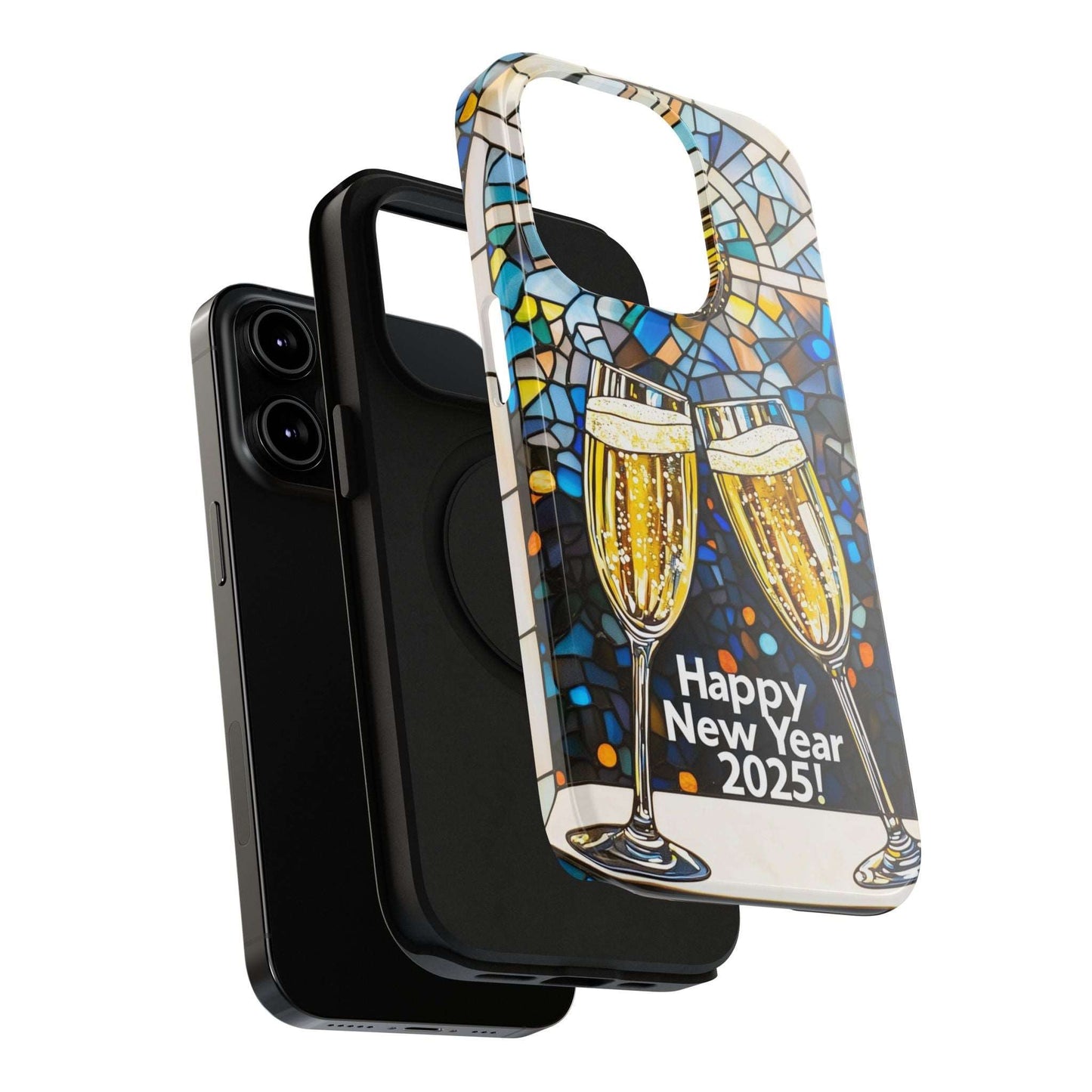 Impact-Resistant Tough Cases for iPhone - VINTAGE NEW YEARS MOTIF NUMBER ONEHUNDRED